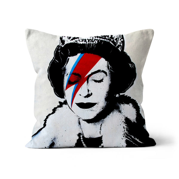 Ziggy Stardust Queen Banksy Cushion