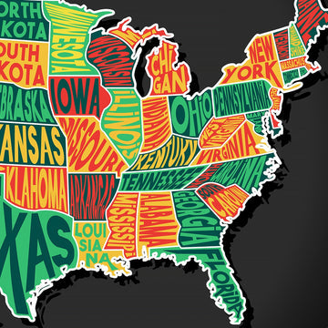Maps Chopping Boards