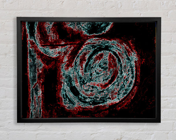 Rotes und blaues Chaos