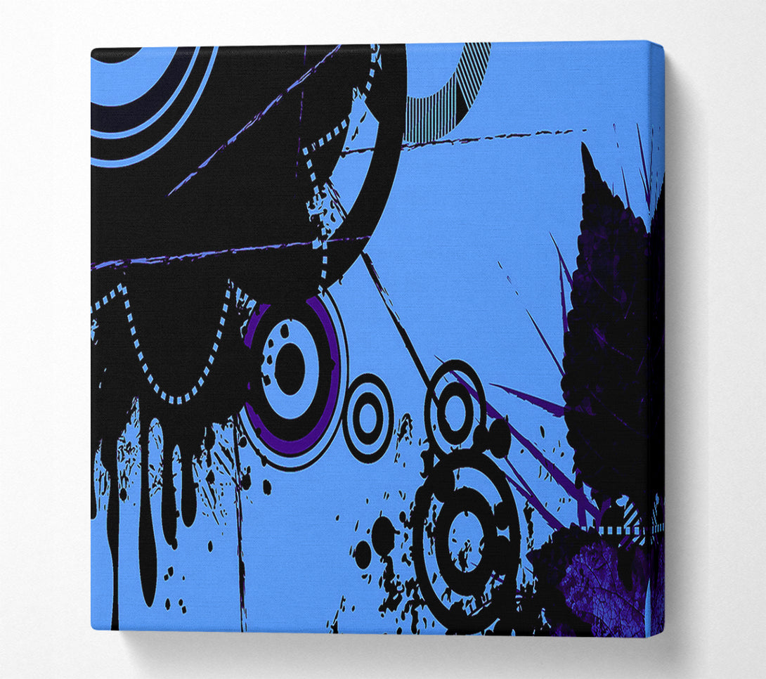 A Canvas Print of Melting Circles Canvas Print