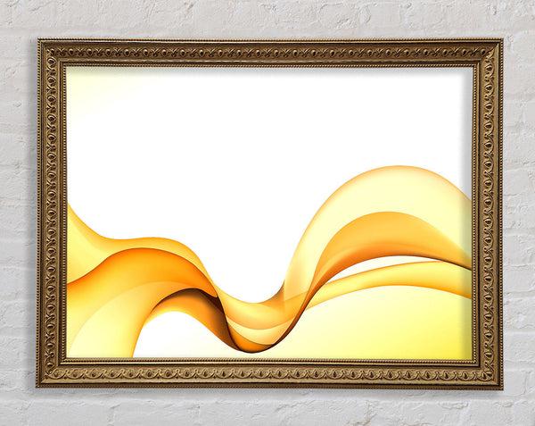 Goldene gelbe Welle