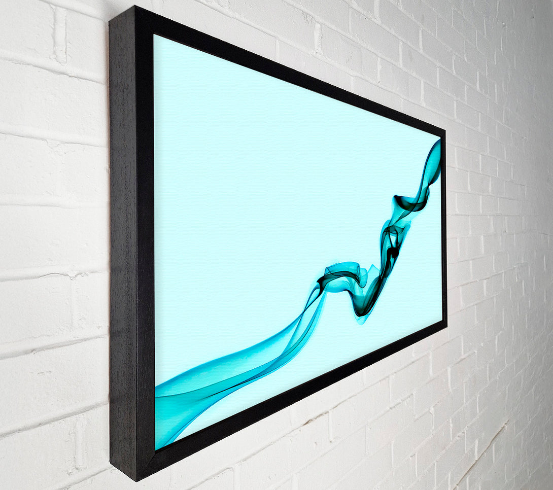  A Canvas Print of Baby Blue Silk Canvas Wall Art