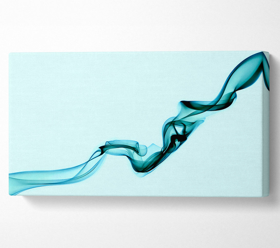  A Canvas Print of Baby Blue Silk Canvas Wall Art