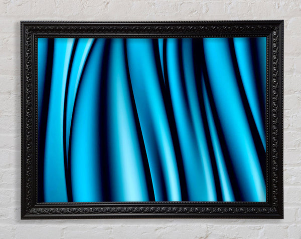 Blauer Eisbildhauer