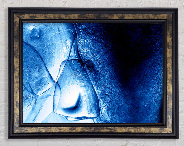 Blue Ice Framed Print