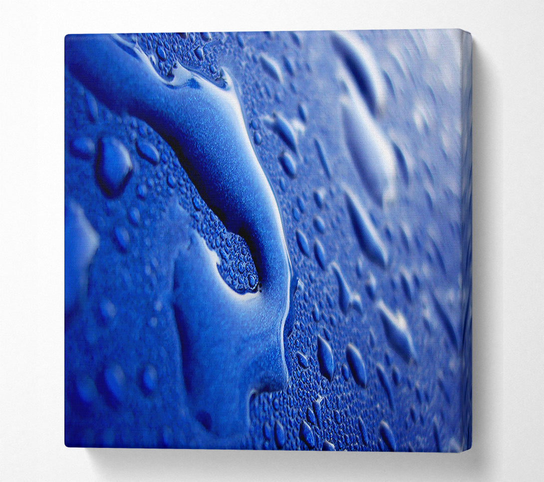  A Canvas Print of Blue Liquid Canvas Art