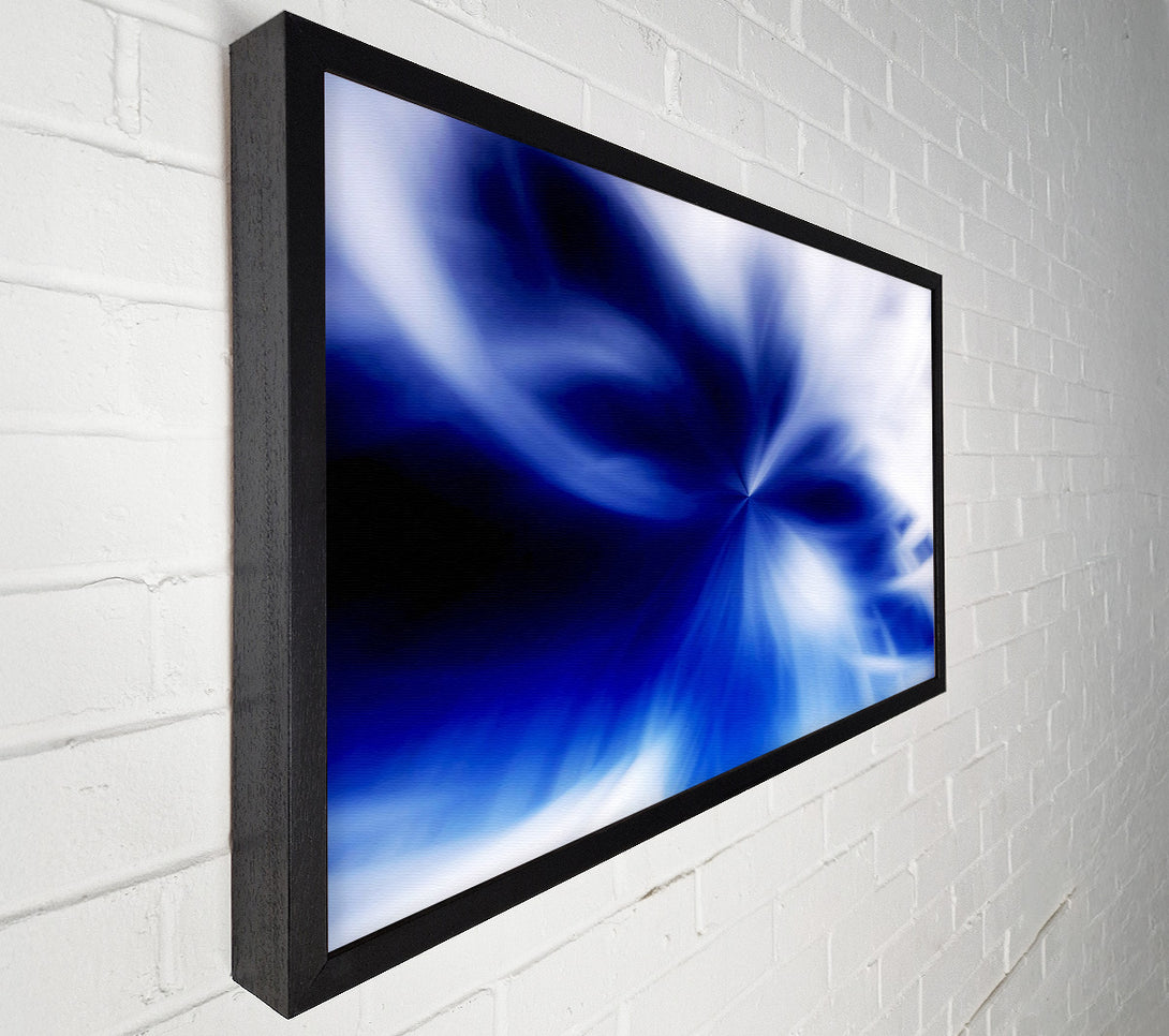  A Canvas Print of Blue Magical Daisy Centre Canvas Print