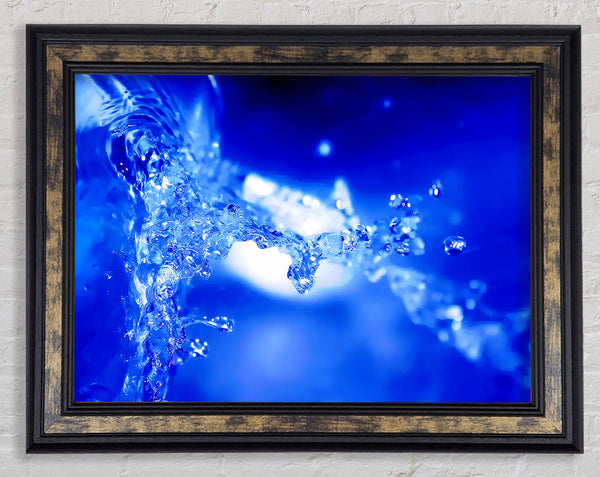 Blue Parting Framed Print