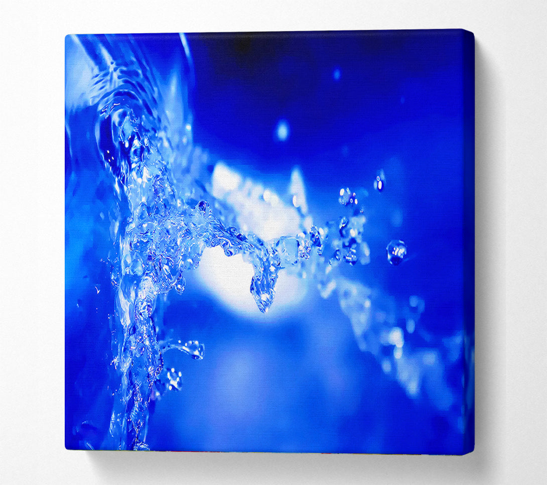 A Canvas Print of Blue Parting Canvas Art