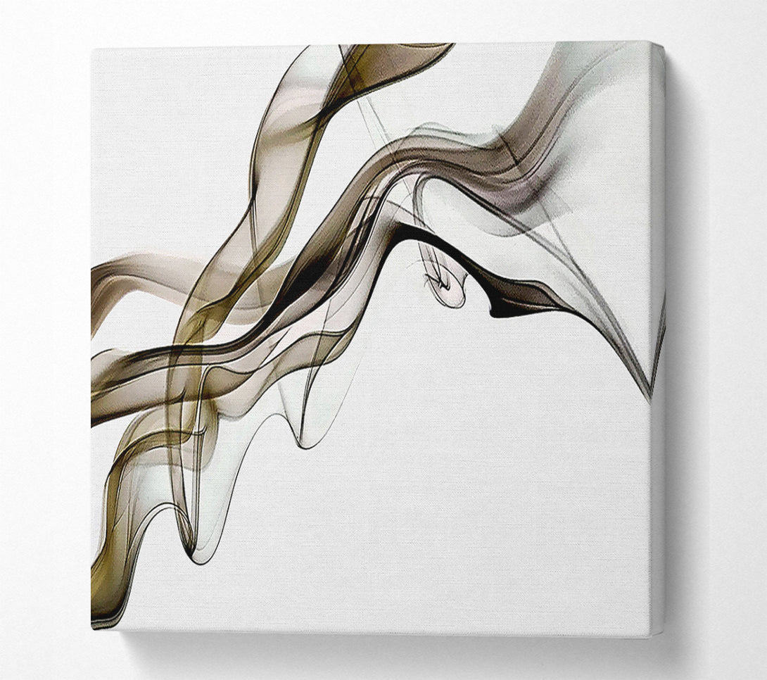  A Canvas Print of Brown Smoked Trail Canvas Wall Art