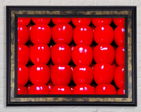 Candy Apple Framed Print