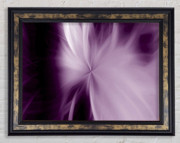 Celestial Core Purple Framed Print