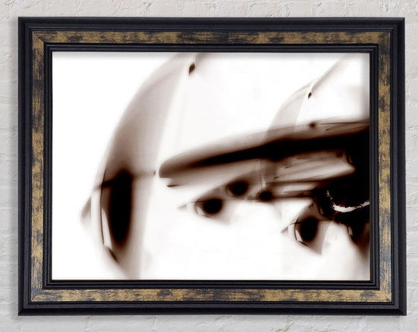 Chocolate Alien Planet Framed Print