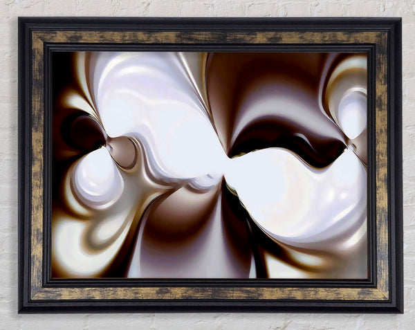 Chocolate Cream Framed Print