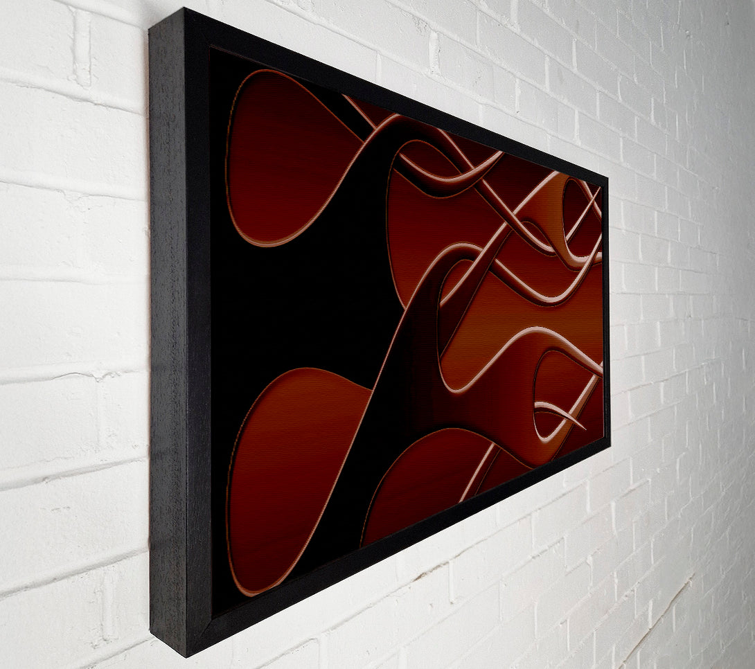  A Canvas Print of Chocolate Flames Canvas Art