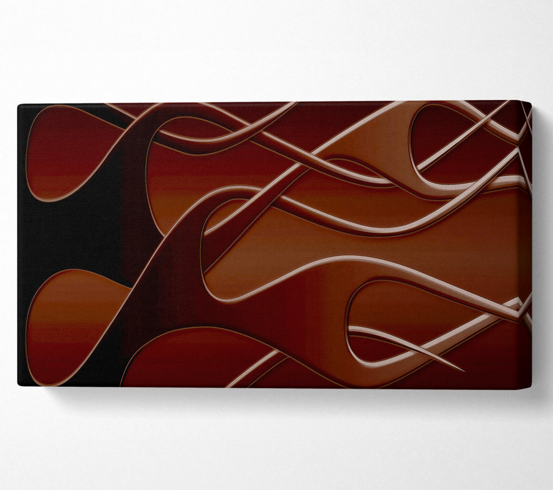  A Canvas Print of Chocolate Flames Canvas Art