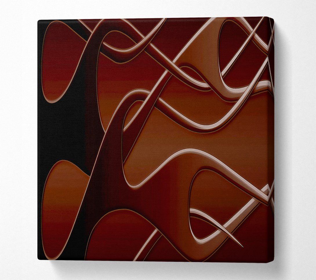  A Canvas Print of Chocolate Flames Canvas Art