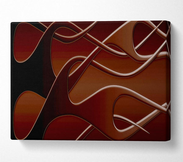  A Canvas Print of Chocolate Flames Canvas Art