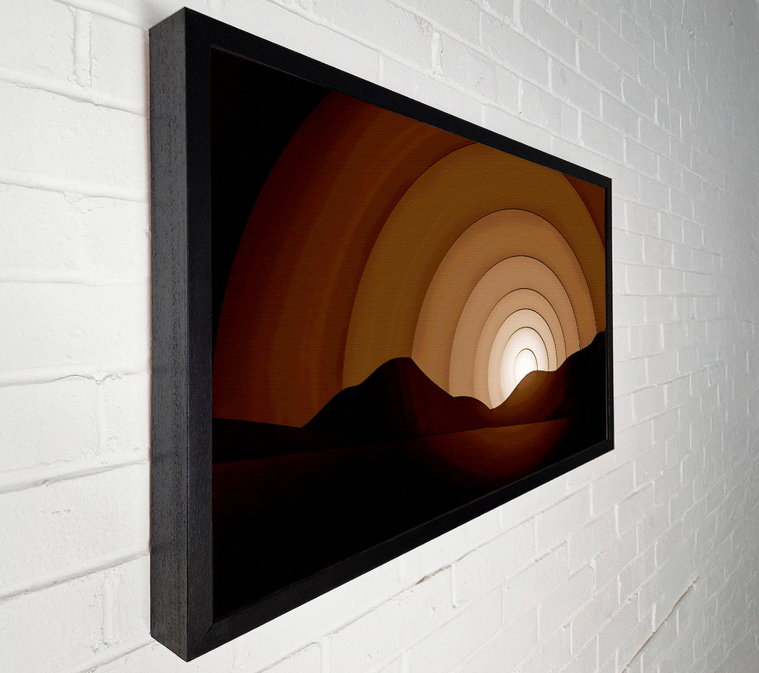  A Canvas Print of Chocolate Rainbow Horizon Canvas Art