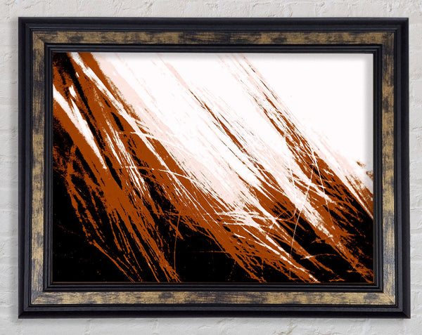 Chocolate Snow Storm Framed Print