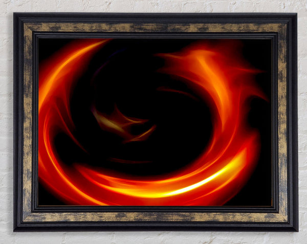 Circle Of Fire Framed Print