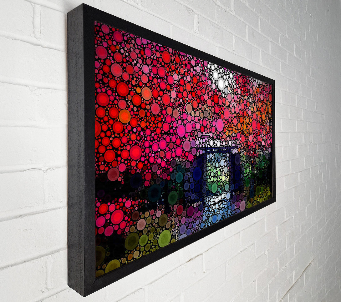  A Canvas Print of Circles In The Garden Canvas Print