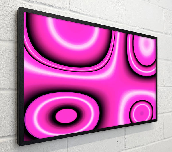 Circles In Squares Pink