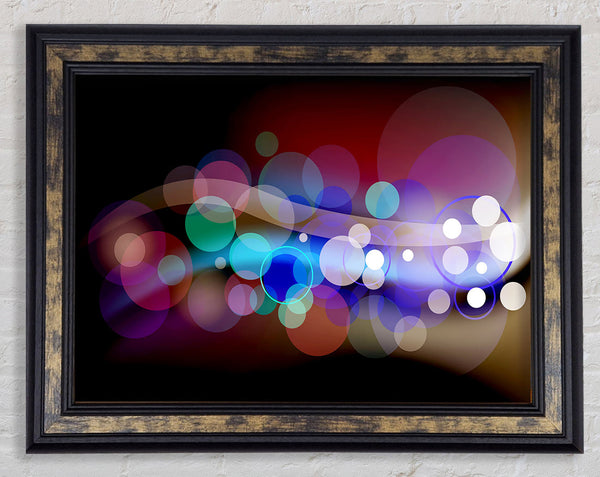 Circles Of Creation Framed Print