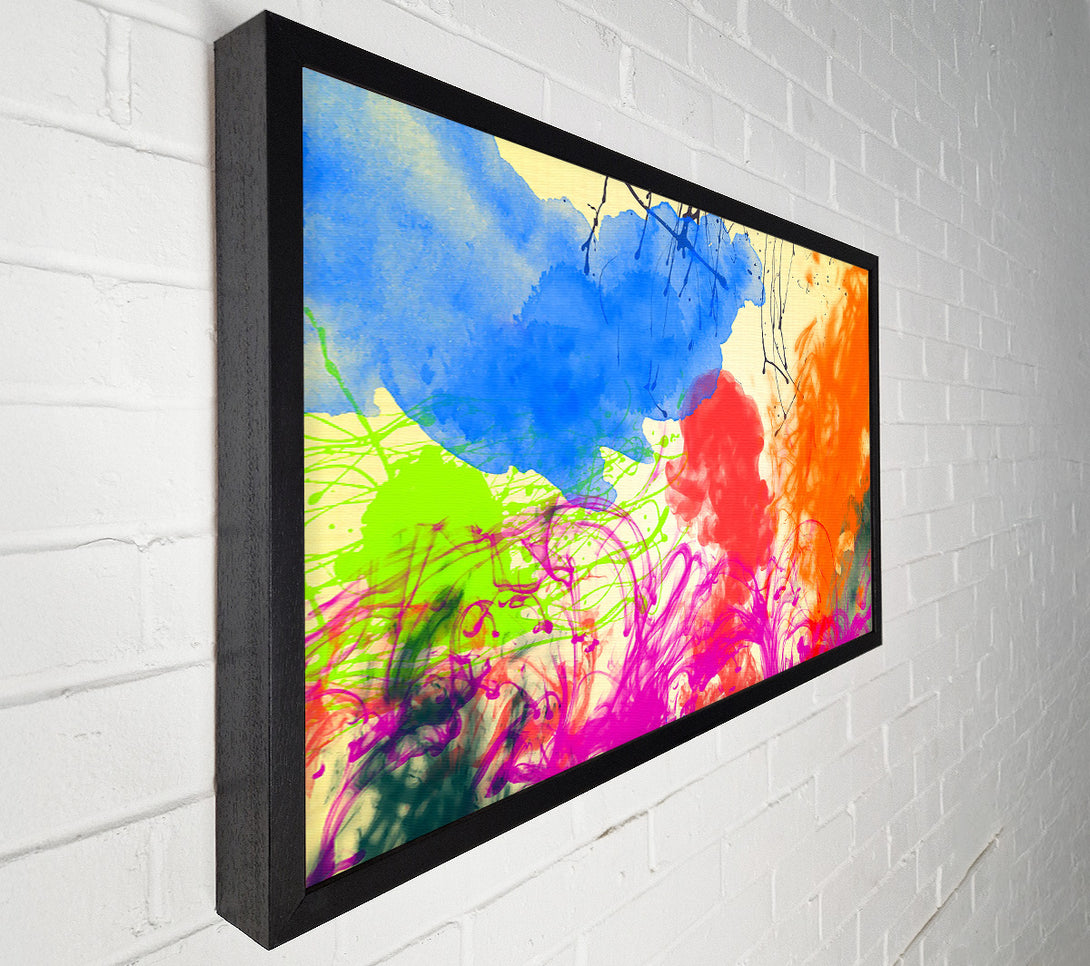  A Canvas Print of Colourful Clouds In The Garden Canvas Print