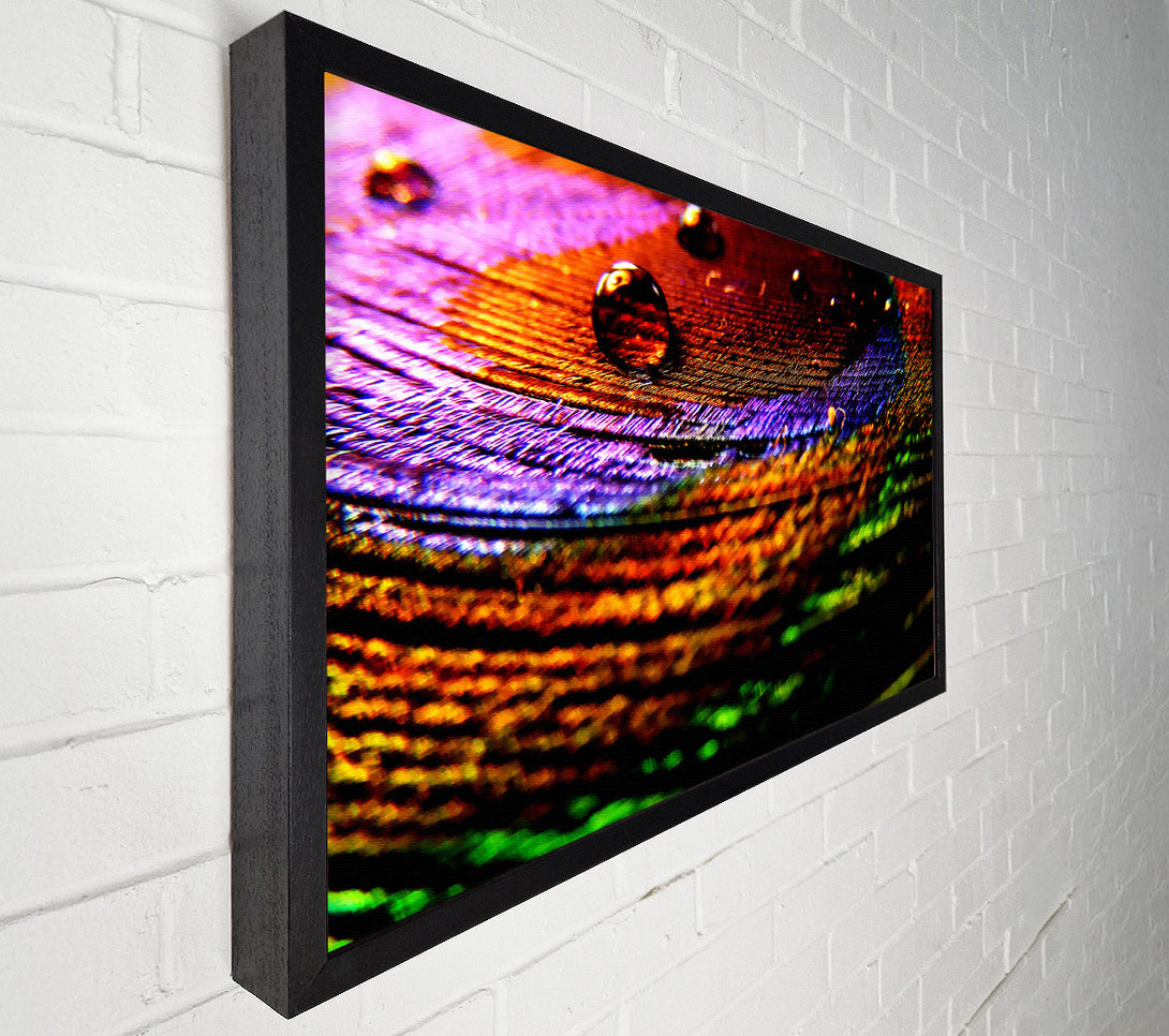  A Canvas Print of Colourful Bubble Ripples Canvas Print