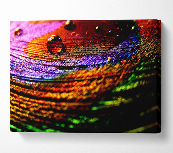  A Canvas Print of Colourful Bubble Ripples Canvas Print
