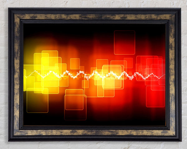 Colorful Squares 4 Framed Print
