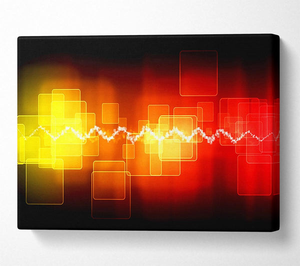  A Canvas Print of Colorful Squares 4 Canvas Wall Art