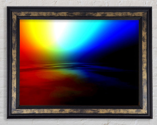Colours Of The Rainbow Framed Print
