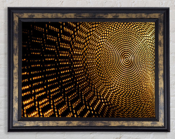 Compact Patterns Framed Print