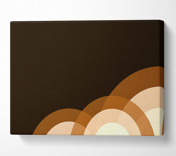 A Canvas Print of Concentric Circles Canvas Art