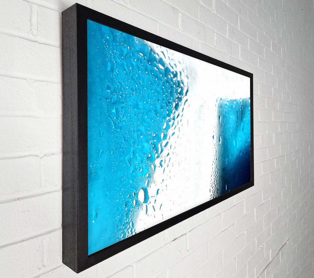  A Canvas Print of Condensation On Glass Canvas Art
