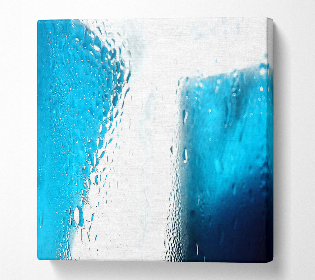  A Canvas Print of Condensation On Glass Canvas Art