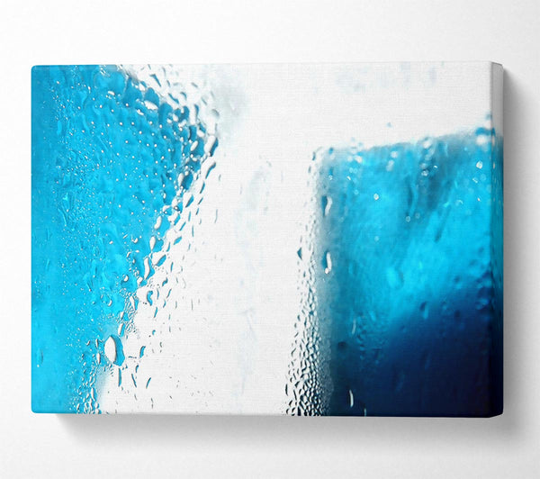  A Canvas Print of Condensation On Glass Canvas Art