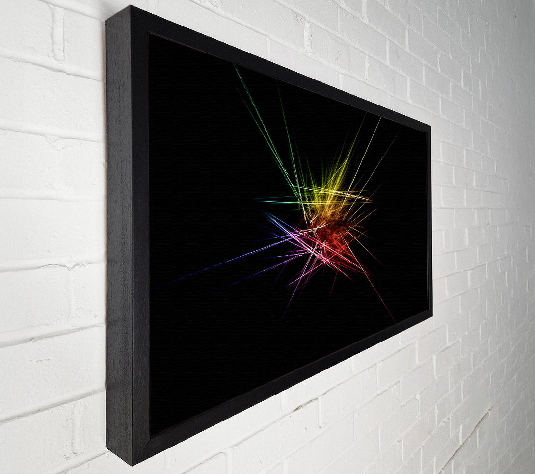  A Canvas Print of Rainbow Blast Canvas Print