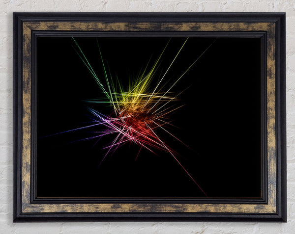 Rainbow Blast Framed Print