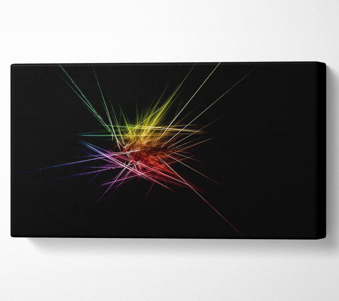  A Canvas Print of Rainbow Blast Canvas Print