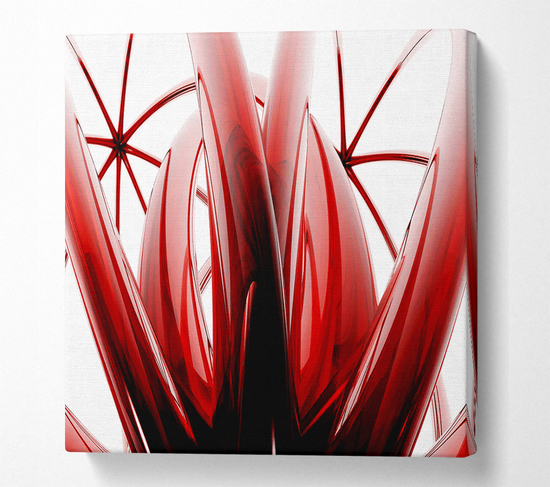  A Canvas Print of Crimson Glass Canvas Art