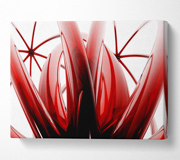  A Canvas Print of Crimson Glass Canvas Art