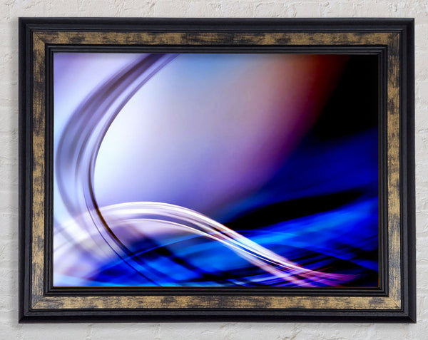 Curves Of Light Framed Print
