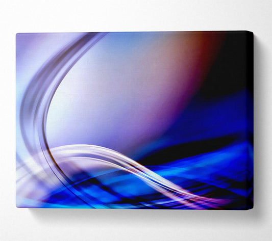 Curves Of Light Canvas Wall Art