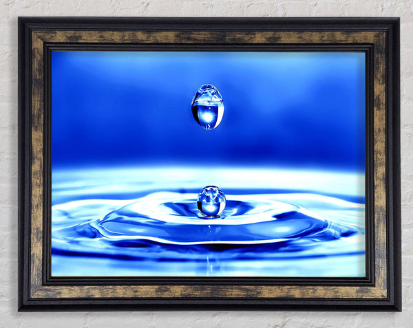 Droplet Twin Framed Print