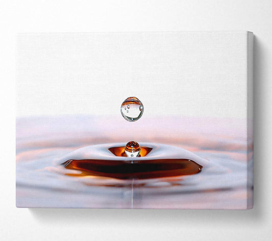 Liquid Droplet Canvas Wall Art