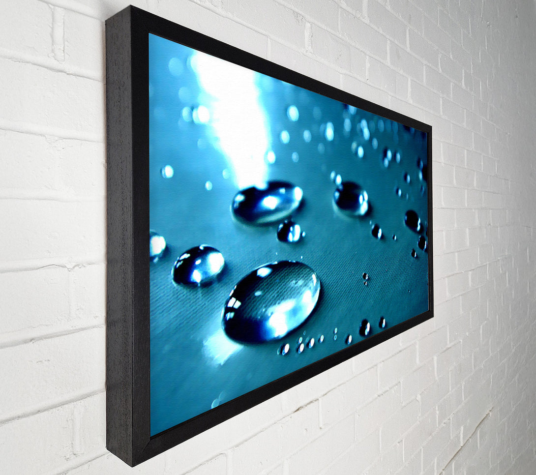  A Canvas Print of Drops Of Water Canvas Print