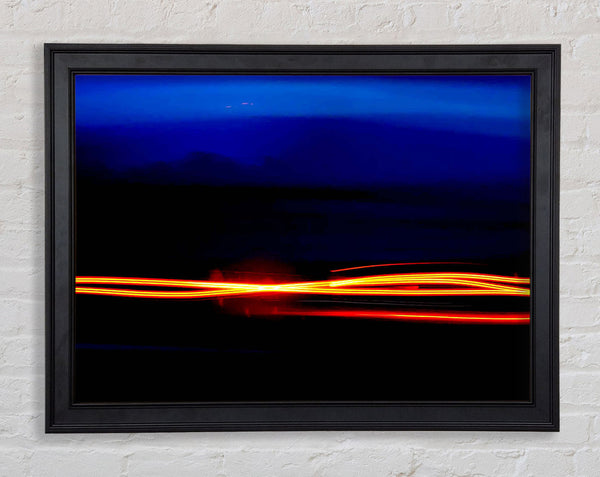 Electric Dawn Framed Print